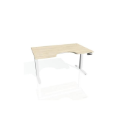 Pracovný stôl Motion Ergo, PO, 2S, 160x70,5-120,5x90 cm, agát/biela