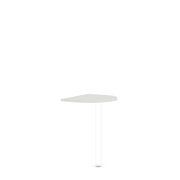 Doplnkový stôl bez nohy BASIC, 60x50x2,2cm, biela