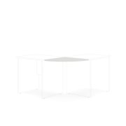 Doplnkový stôl bez nohy BASIC, 160x80x2,2cm, biela