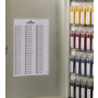 Skrinka na 72 kľúčov DURABLE KEY BOX 72 strieborná