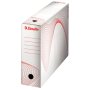 Archívny box Esselte 80mm biely/červený