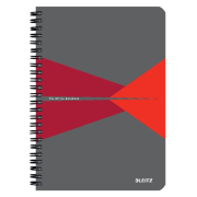 Blok Leitz Office Card A5 90 listov linajkový červený