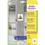 Etikety univerzálne 105x48mm Avery A4, silne lepivé 20 hárkov