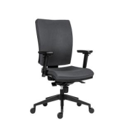 Kancelárska stolička Galia Plus, sivá + podrúčky AR08