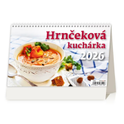 Stolový kalendár riadkový 22,6x13,9 cm - Hrnčeková kuchárka 2026