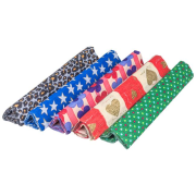 Krepový papier GIMBOO v rolke s potlačou, rozmer 25x200 cm, mix farieb, 5ks